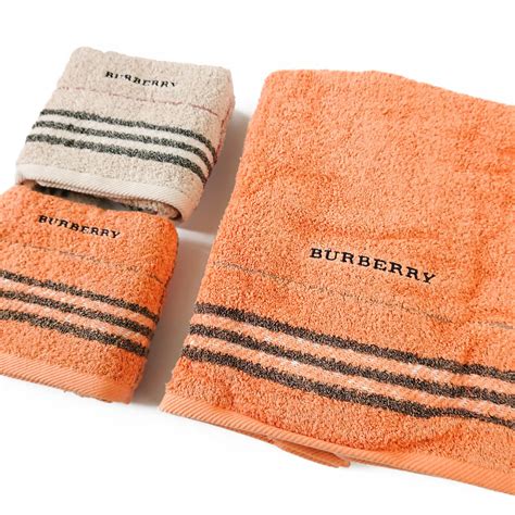 burberry bath towels.